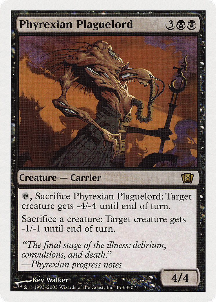 Phyrexian Plaguelord (153) - Eighth Edition