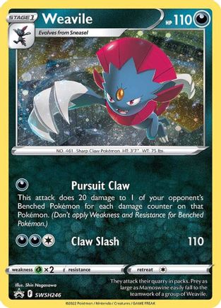 Weavile (SWSH246) [Sword & Shield: Black Star Promos] | Silver Goblin