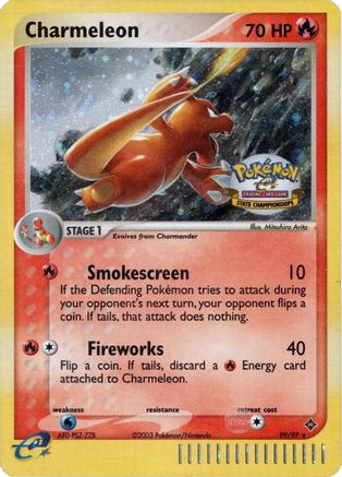 Charmeleon - 99/97 (State Championship) (99) Holofoil - League & Championship Cards