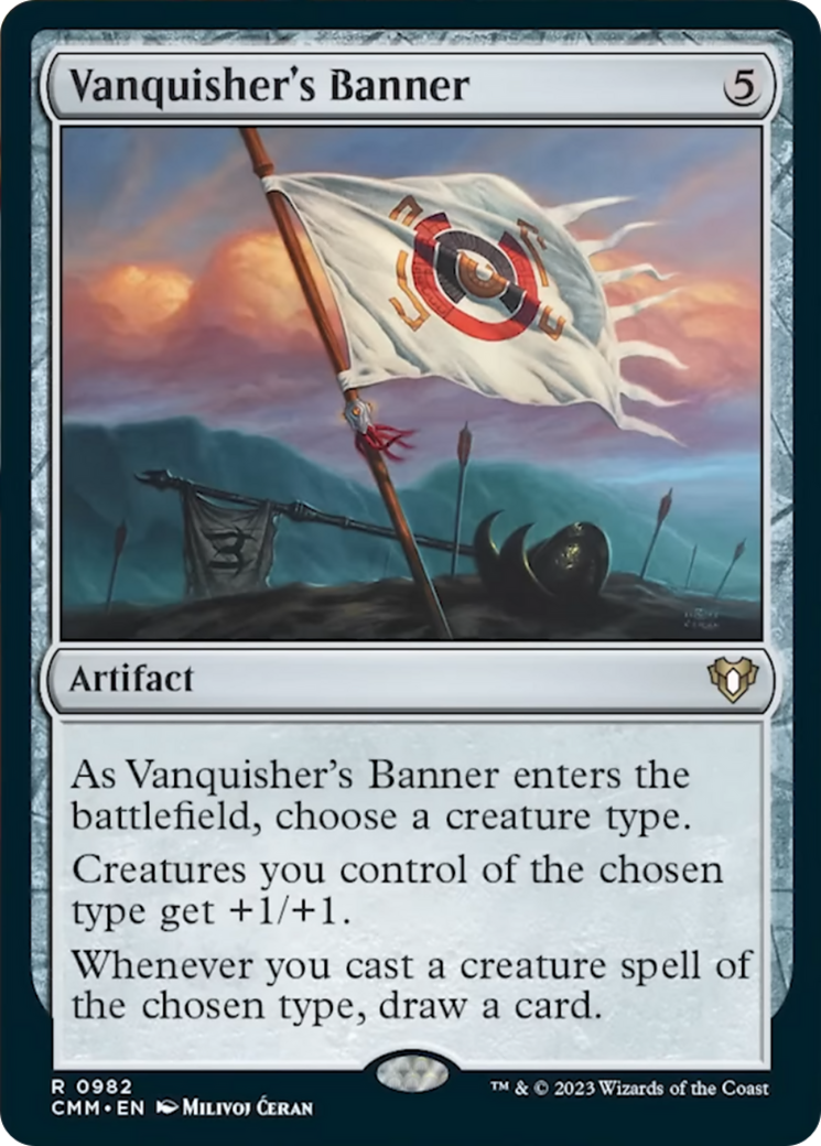 Vanquisher's Banner [Commander Masters] | Silver Goblin