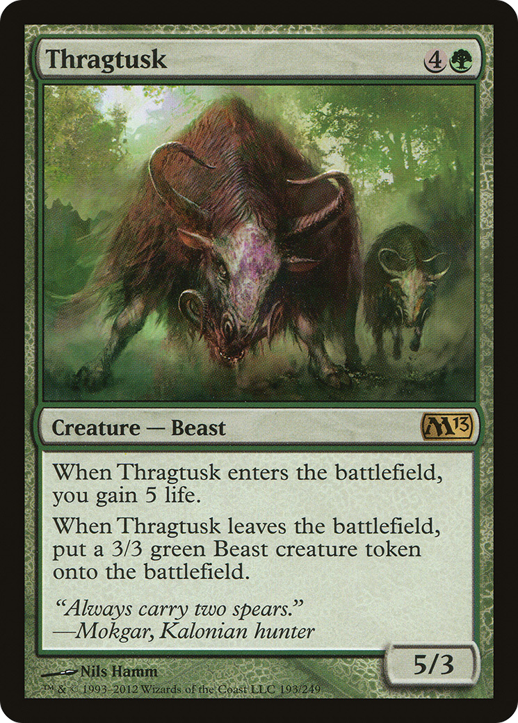Thragtusk (193) Foil - Magic 2013