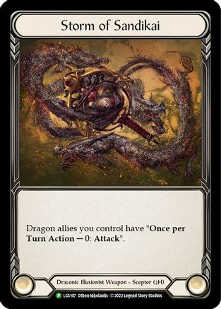Storm of Sandikai - LGS107 (LGS107) Cold Foil - Flesh and Blood: Promo Cards