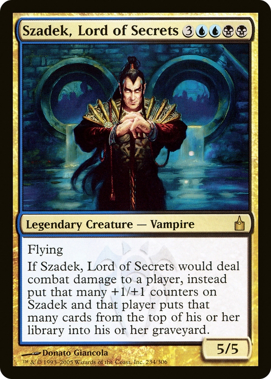 Szadek, Lord of Secrets [Ravnica: City of Guilds] Foil