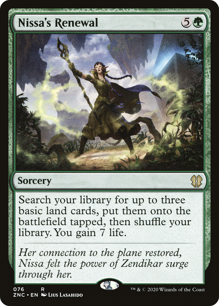 Nissa's Renewal (076) - Zendikar Rising Commander
