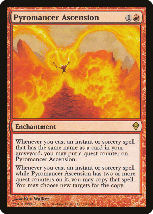 Pyromancer Ascension [Zendikar] Foil