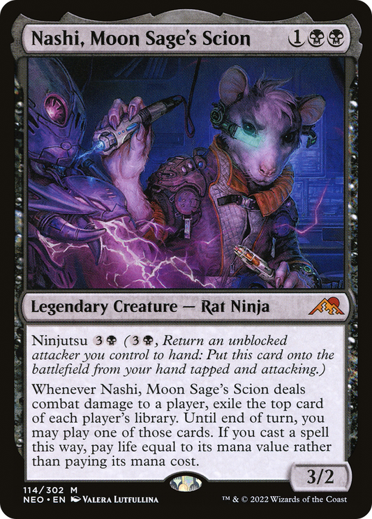 Nashi, Moon Sage's Scion [Kamigawa: Neon Dynasty] Foil