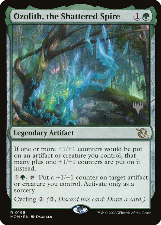 Ozolith, the Shattered Spire (Promo Pack) [March of the Machine Promos] Foil