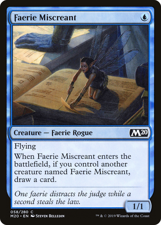 Faerie Miscreant [Core Set 2020] Foil