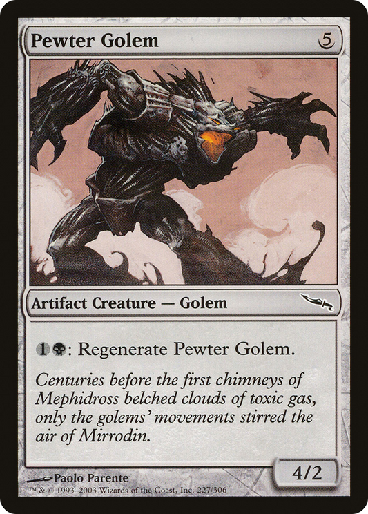 Pewter Golem [Mirrodin] Foil