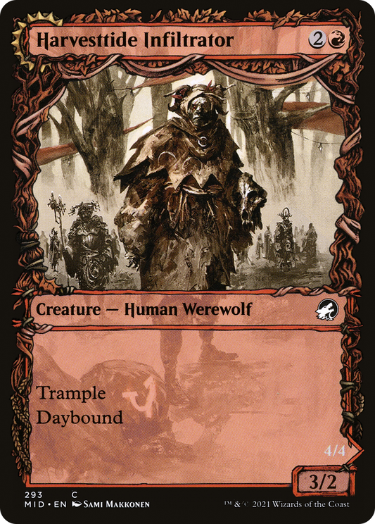 Harvesttide Infiltrator // Harvesttide Assailant (Showcase Equinox) [Innistrad: Midnight Hunt] Foil
