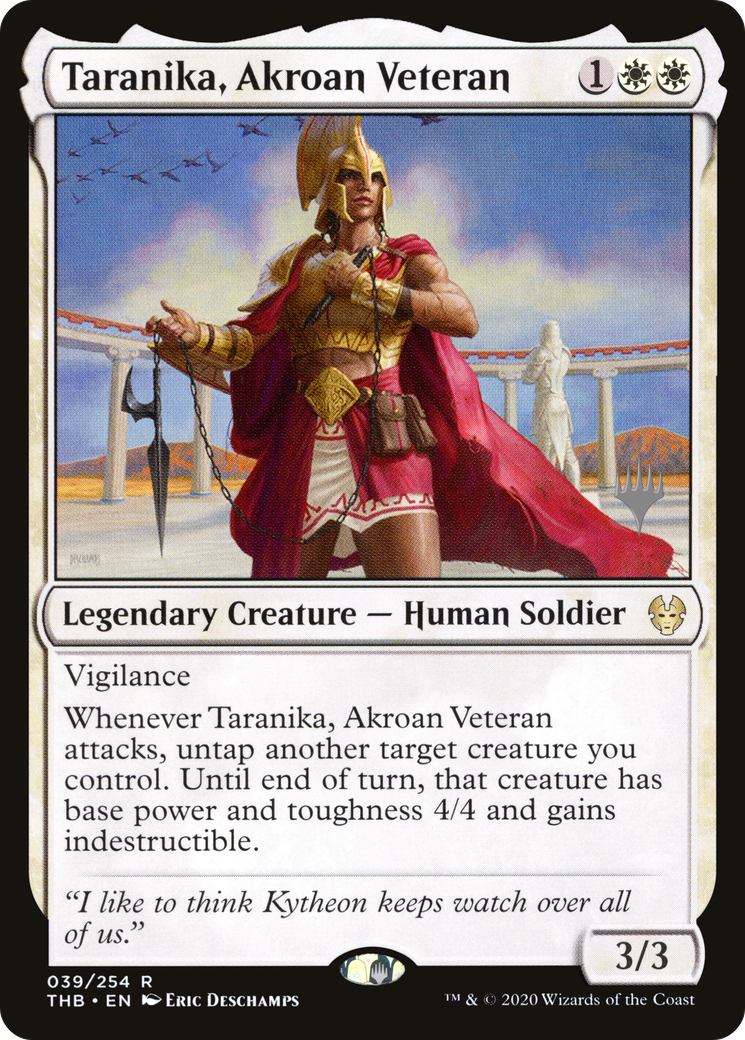 Taranika, Akroan Veteran (039) - Theros Beyond Death Promos