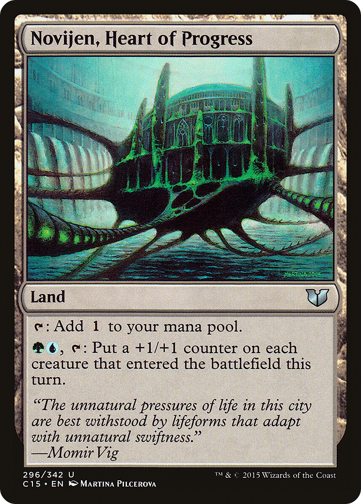 Novijen, Heart of Progress (296) - Commander 2015