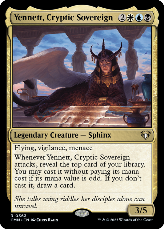 Yennett, Cryptic Sovereign [Commander Masters] Foil