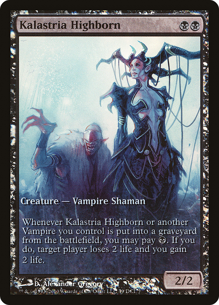 Kalastria Highborn (Game Day) (Extended Art) [Worldwake Prerelease Promos] | Silver Goblin