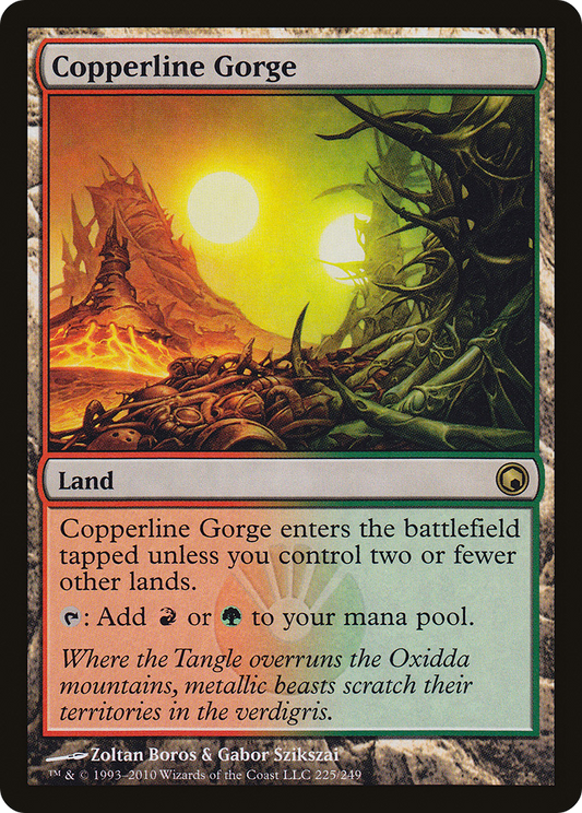 Copperline Gorge [Scars of Mirrodin] Foil