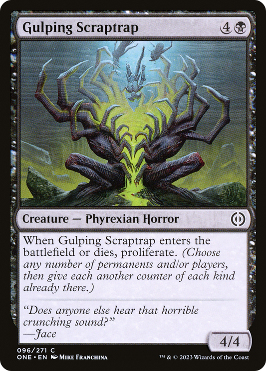 Gulping Scraptrap [Phyrexia: All Will Be One] Foil