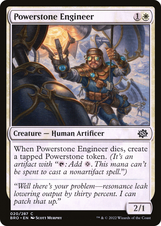 Powerstone Engineer [The Brothers' War] Foil
