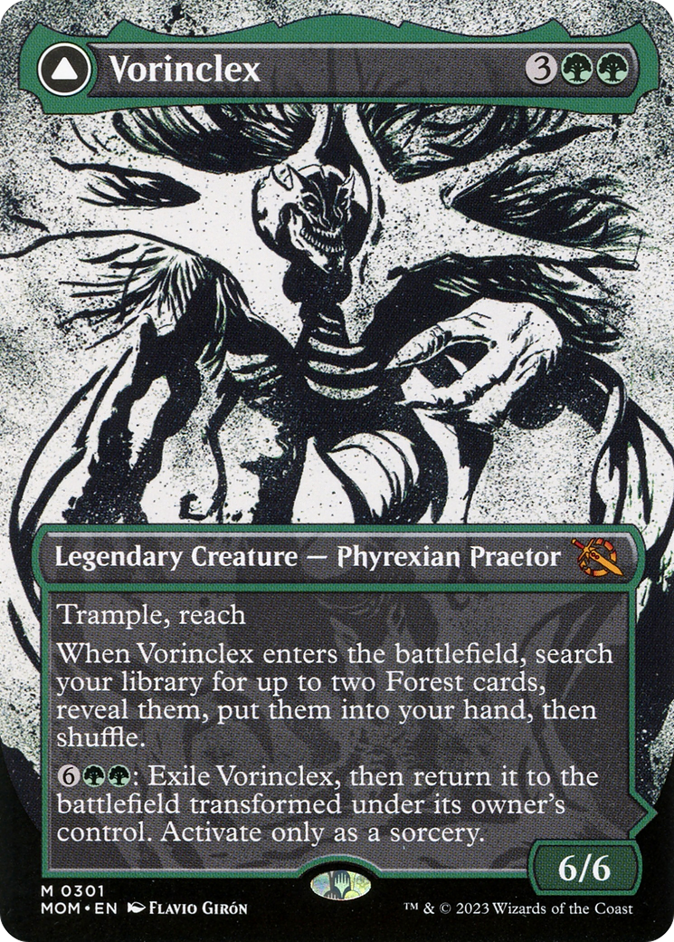 Vorinclex // The Grand Evolution (Showcase Planar Booster Fun) [March of the Machine] Foil