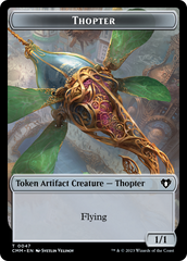 Thopter // Elemental (0025) Double-Sided Token [Commander Masters Tokens] | Silver Goblin