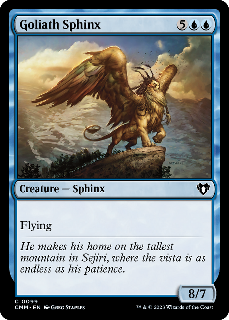 Goliath Sphinx [Commander Masters] | Silver Goblin