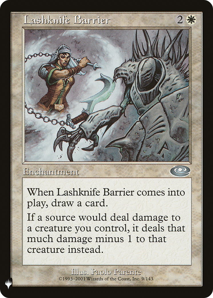 Lashknife Barrier [Mystery Booster] | Silver Goblin