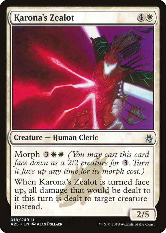 Karona's Zealot [Masters 25] Foil