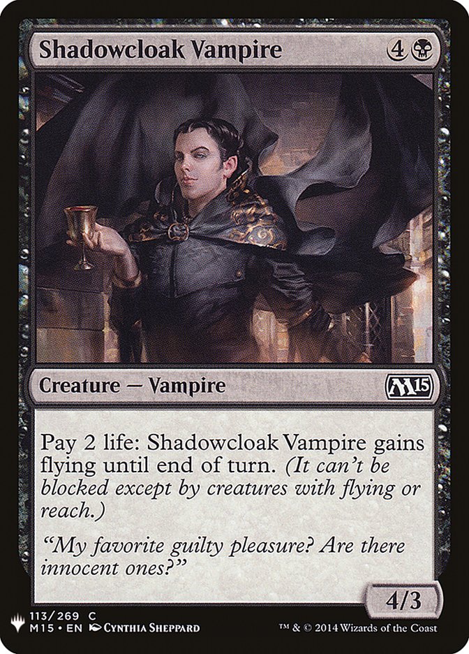 Shadowcloak Vampire [Mystery Booster] | Silver Goblin