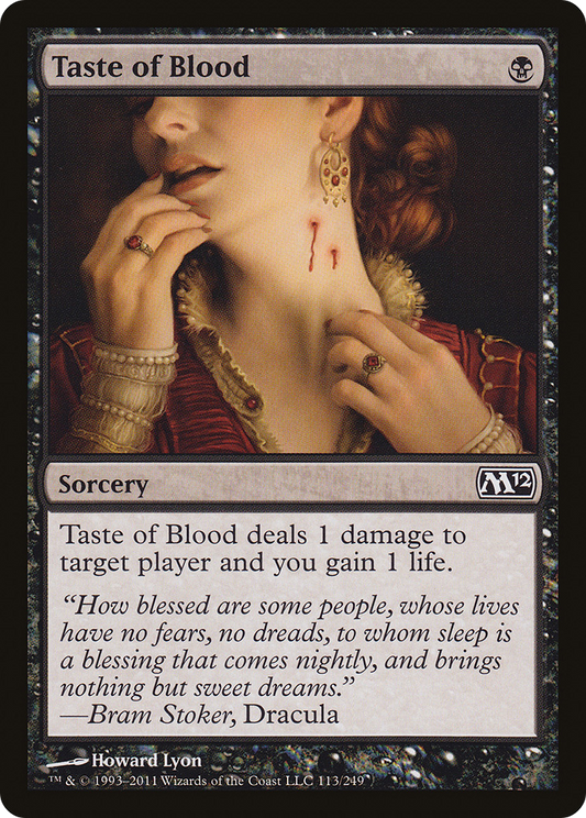 Taste of Blood [Magic 2012] Foil