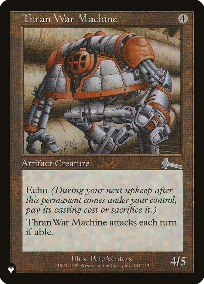 Thran War Machine [The List] | Silver Goblin