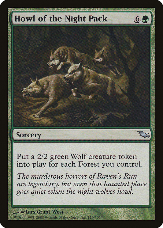 Howl of the Night Pack [Shadowmoor] Foil