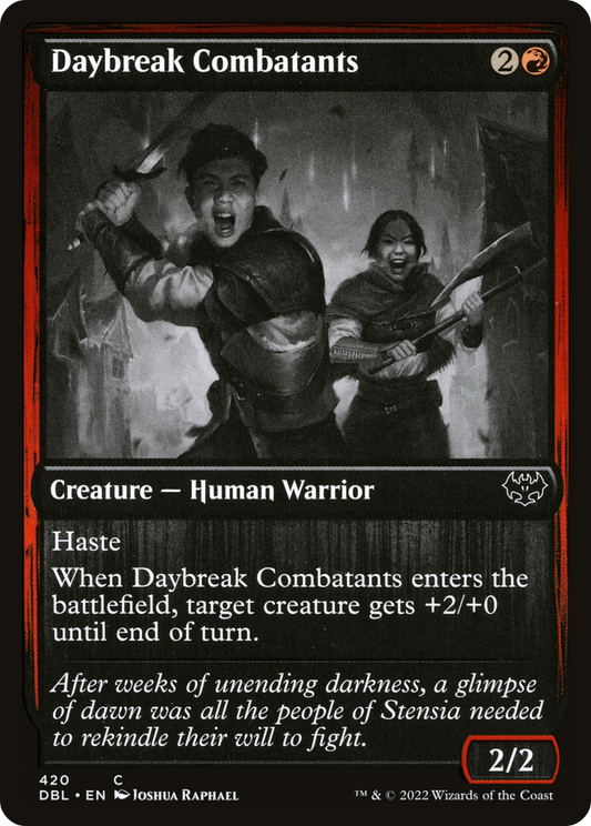Daybreak Combatants [Innistrad: Double Feature] Foil