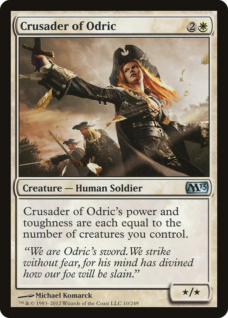 Crusader of Odric [Magic 2013] Foil