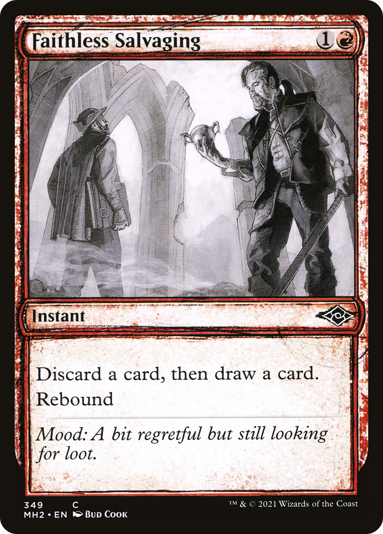 Faithless Salvaging (Sketch) [Modern Horizons 2] Foil