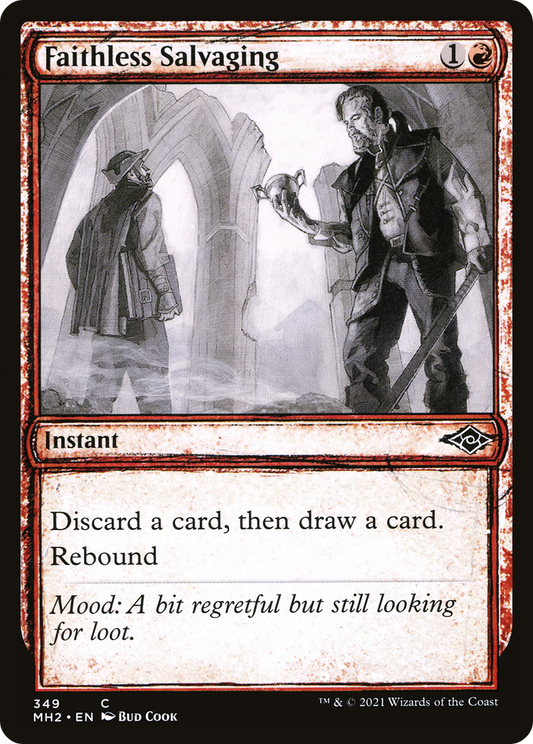 Faithless Salvaging (Sketch) [Modern Horizons 2] Foil