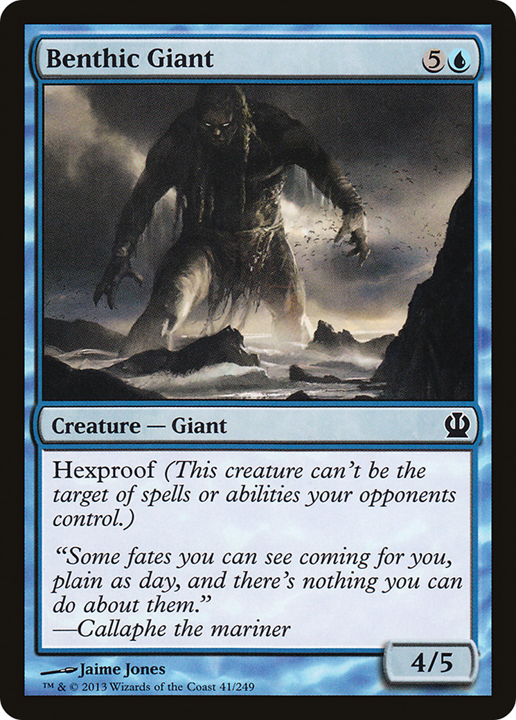 Benthic Giant [Theros] Foil