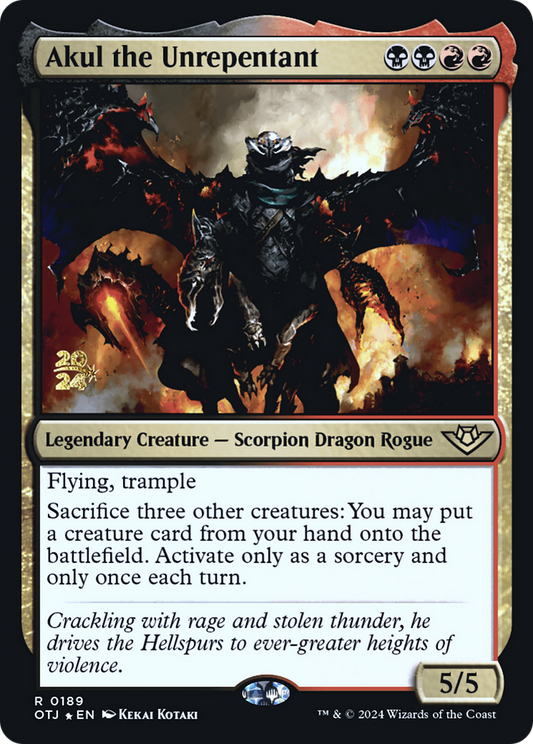 Akul the Unrepentant Foil (189S)