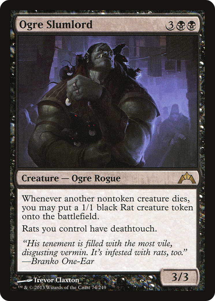 Ogre Slumlord [Gatecrash] Foil