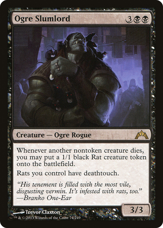 Ogre Slumlord [Gatecrash] Foil