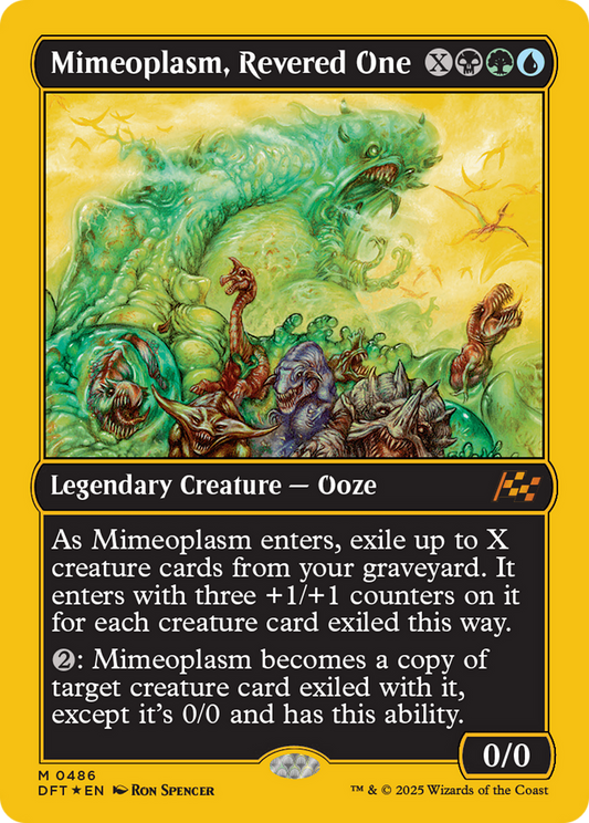 Mimeoplasm, Revered One (First-Place Foil) Foil (486) - Aetherdrift