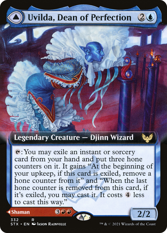 Uvilda, Dean of Perfection // Nassari, Dean of Expression (Extended Art) [Strixhaven: School of Mages]