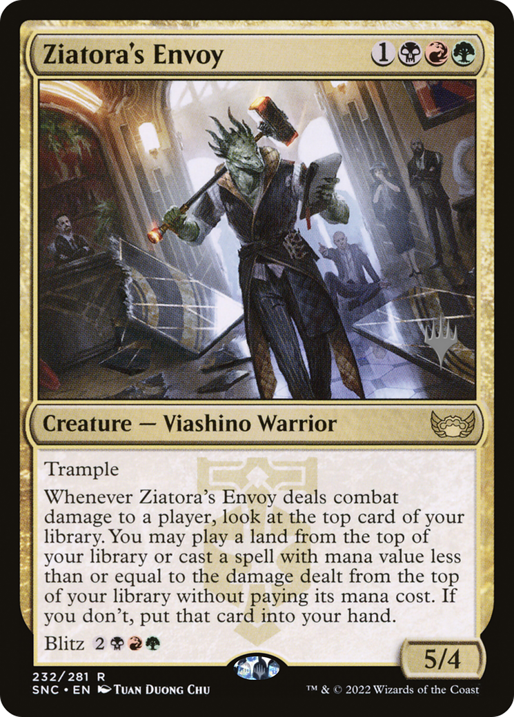 Ziatora's Envoy (Promo Pack) [Streets of New Capenna Promos] | Silver Goblin