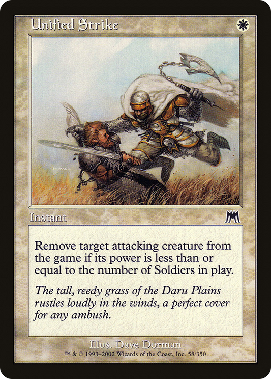 Unified Strike [Onslaught] Foil