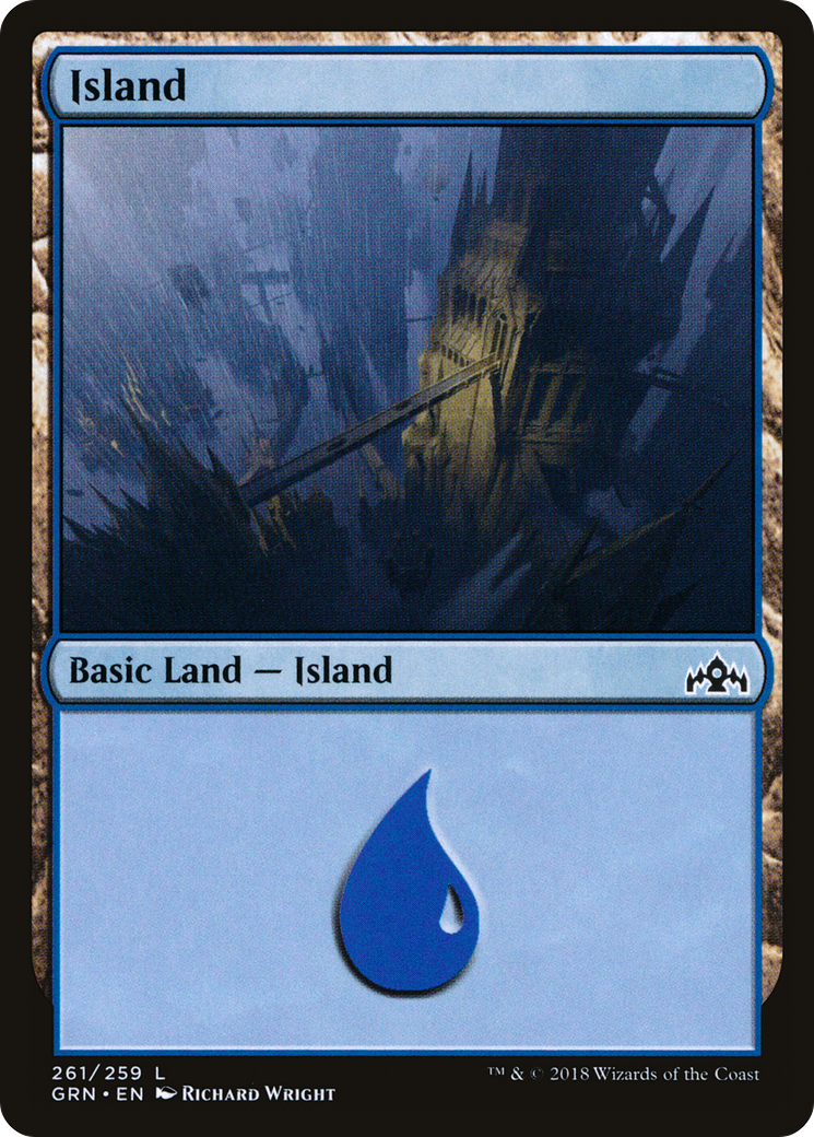 Island (261) [Guilds of Ravnica] | Silver Goblin