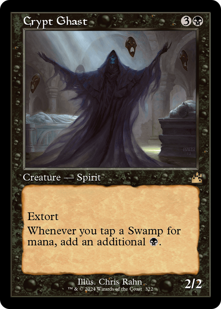 Crypt Ghast (Retro Frame) [Ravnica Remastered] | Silver Goblin