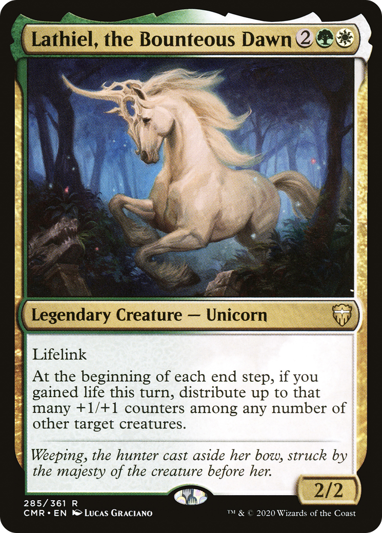 Lathiel, the Bounteous Dawn [Commander Legends] Foil