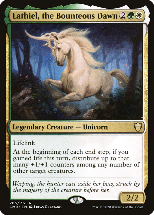 Lathiel, the Bounteous Dawn [Commander Legends] Foil