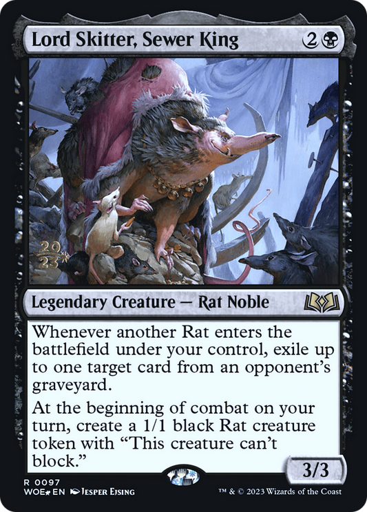Lord Skitter, Sewer King [Wilds of Eldraine Prerelease Promos]