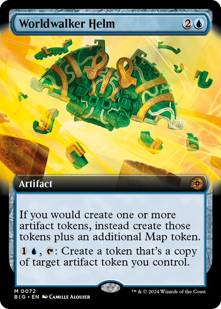 Worldwalker Helm (Extended Art) [Outlaws of Thunder Junction: The Big Score] Foil