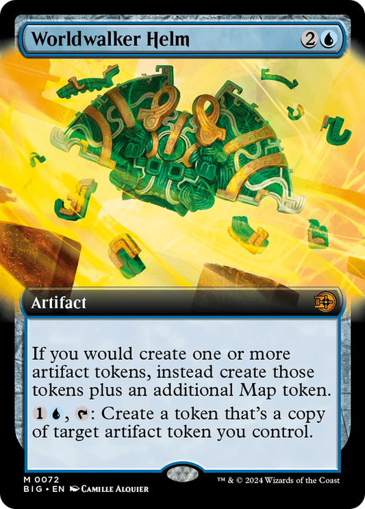 Worldwalker Helm (Extended Art) [Outlaws of Thunder Junction: The Big Score] Foil