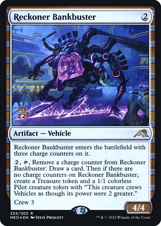 Reckoner Bankbuster [Kamigawa: Neon Dynasty Prerelease Promos]